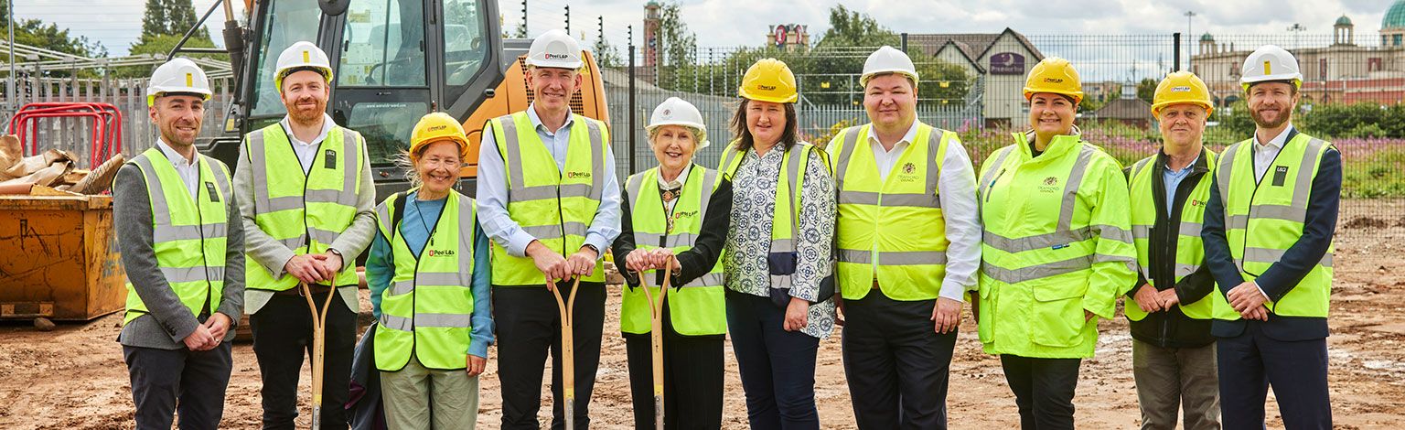 Work starts on new Trafford Waters affordable homes