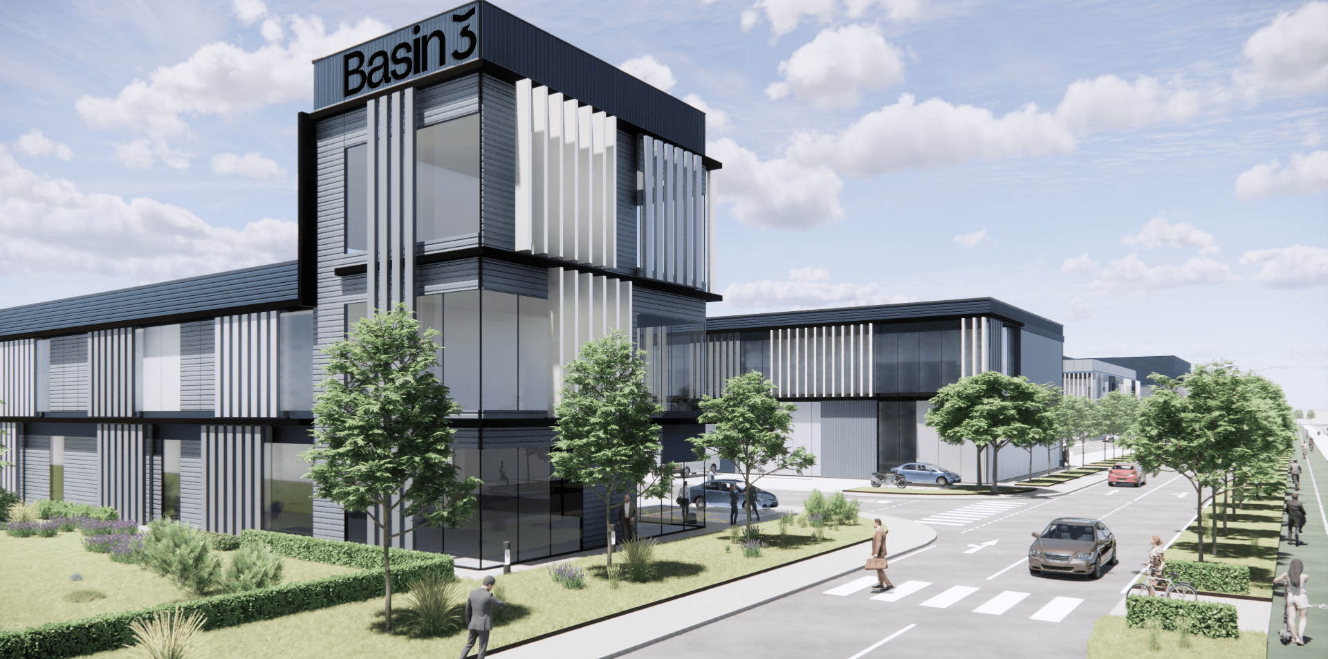 Artist impression of Basin3