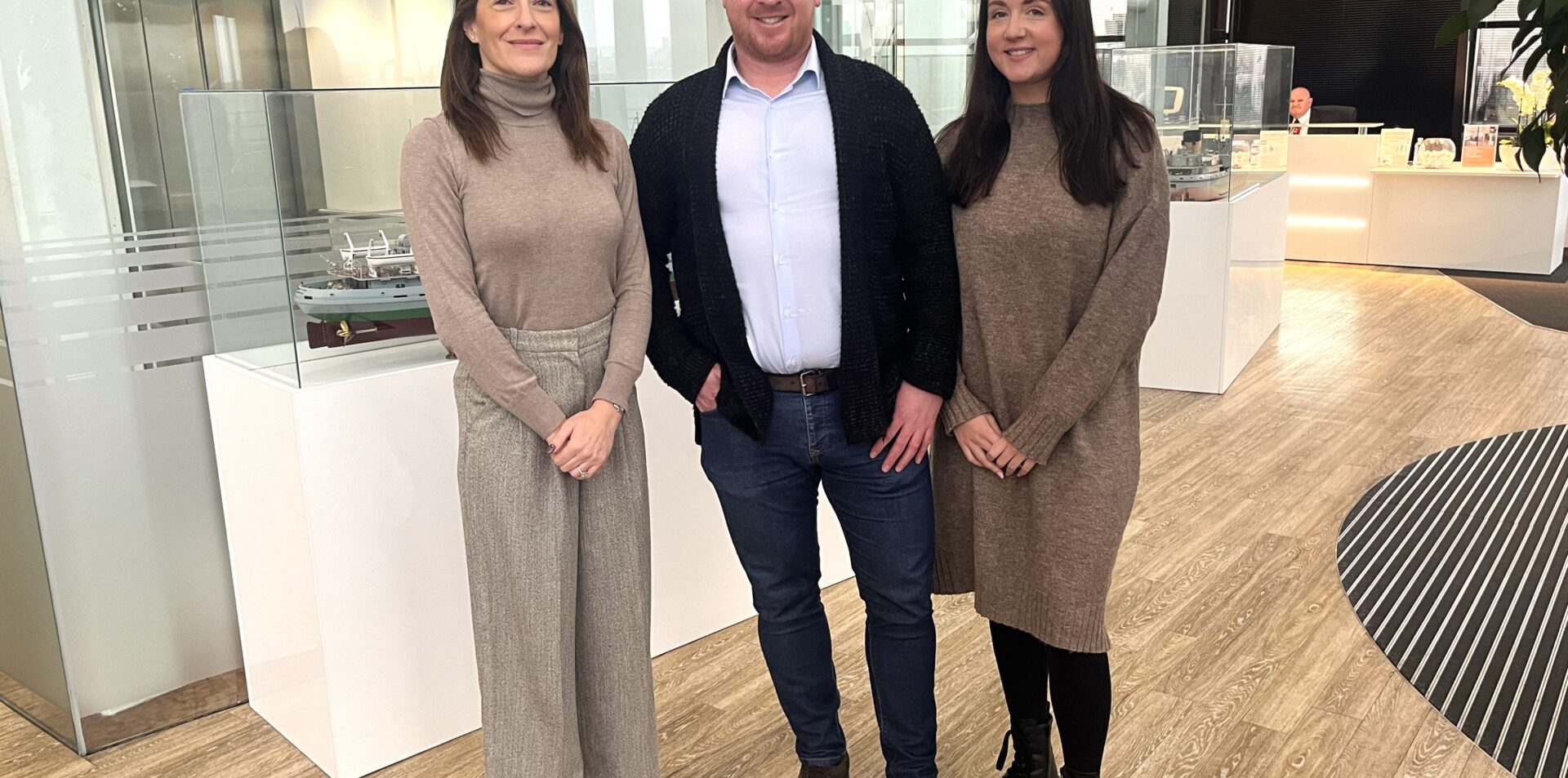 L-R: Liza Marco, Laura Cain and Thomas Taylor