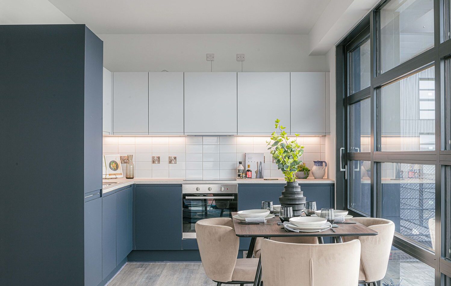 Interior of Millers Quay apartment