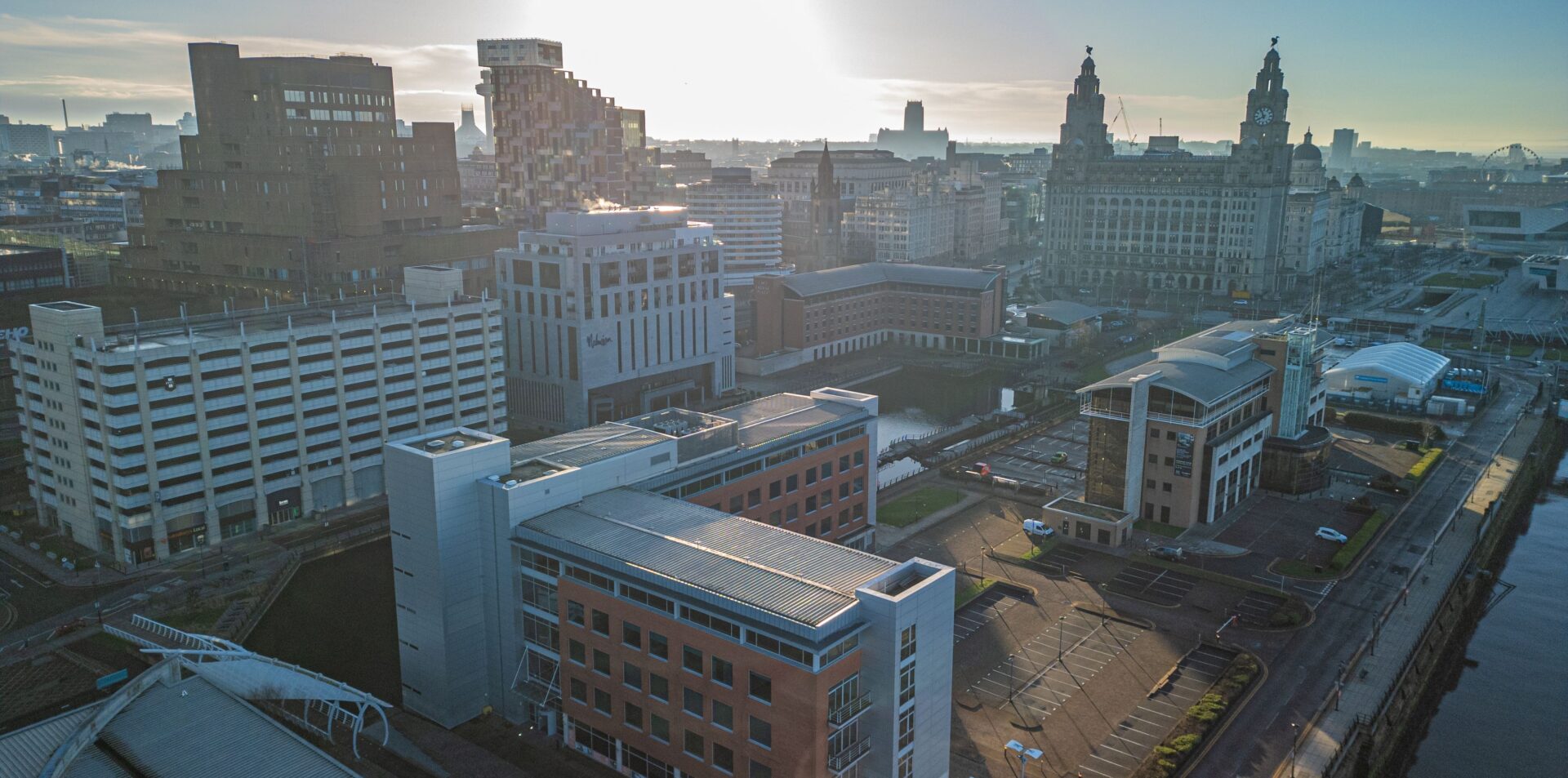 Liverpool Waters new Sainsbury's Local from above