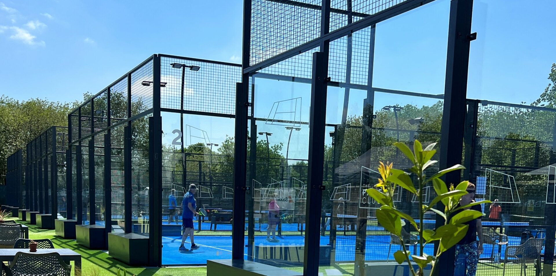 The Padel Club courts