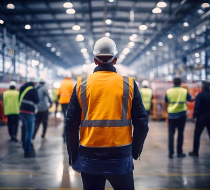Inside a commercial shed