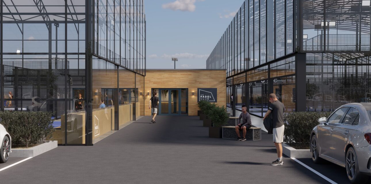 Visual of Padel Club entrance