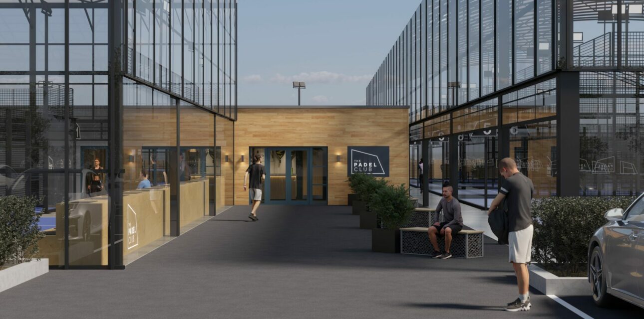 Visual of Padel Club entrance