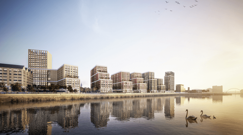 Yorkhill Quay Glasgow Waters - CGI