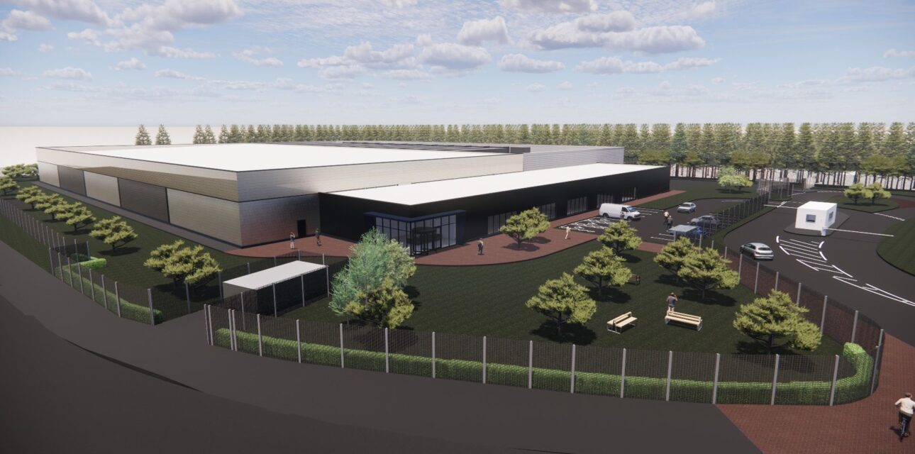 CGI of the future data centre at Salford
