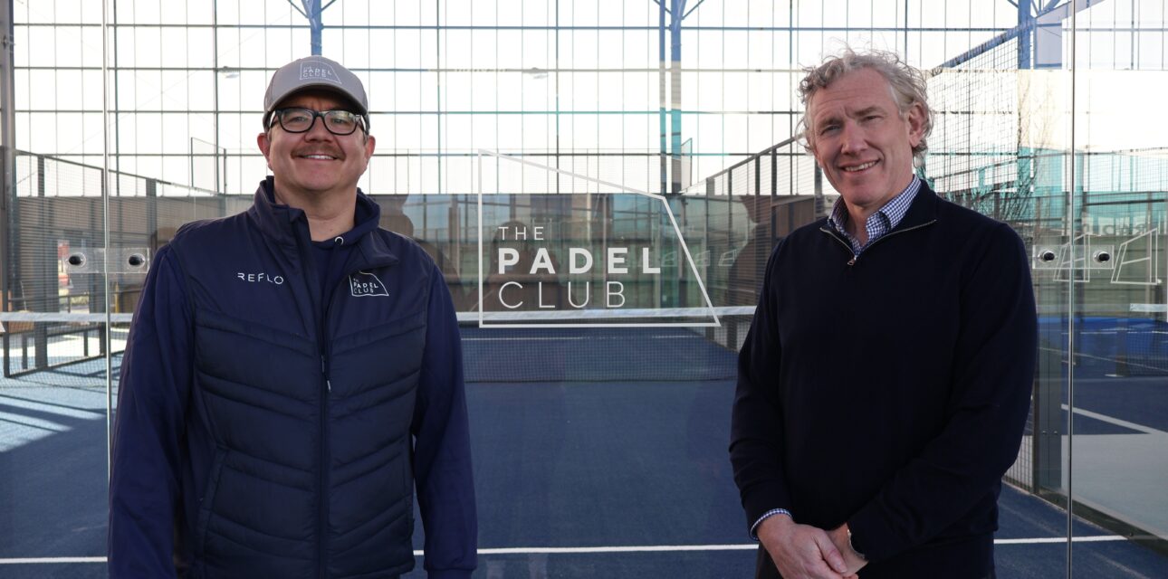 James Whittaker and Kris Ball at The Padel Club TraffordCity