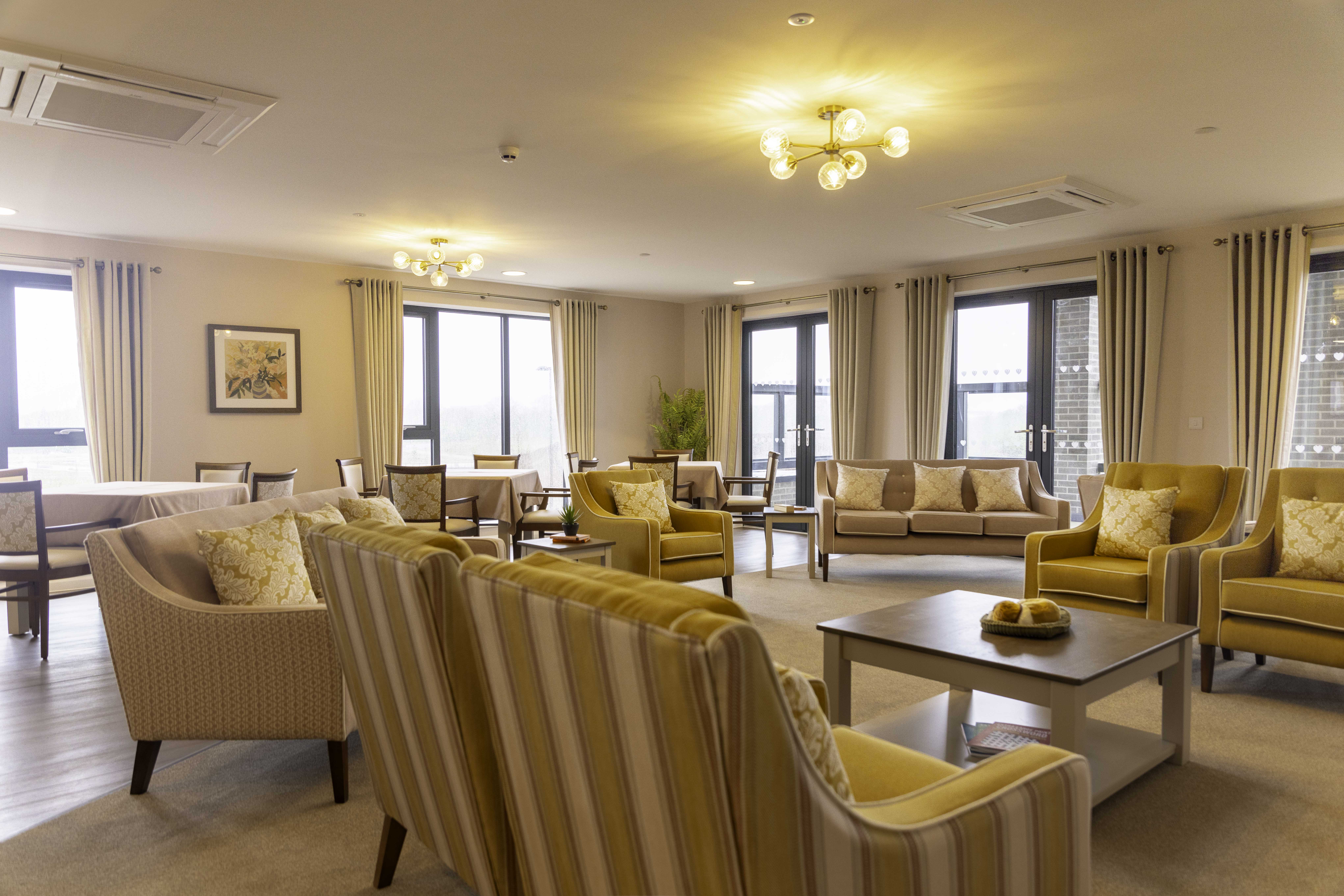 Lounge at Trafford Care Home