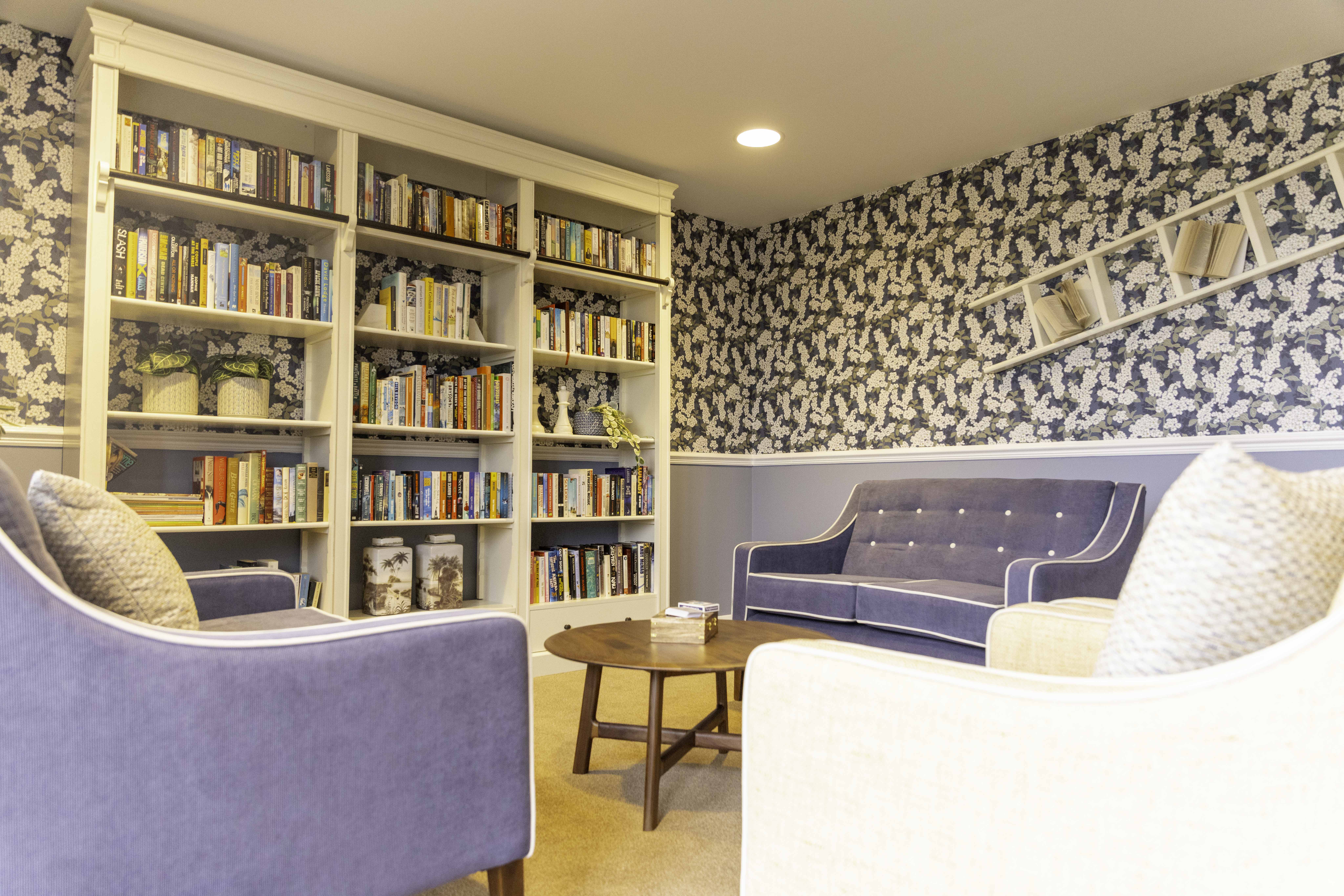 Library at Trafford Care Home