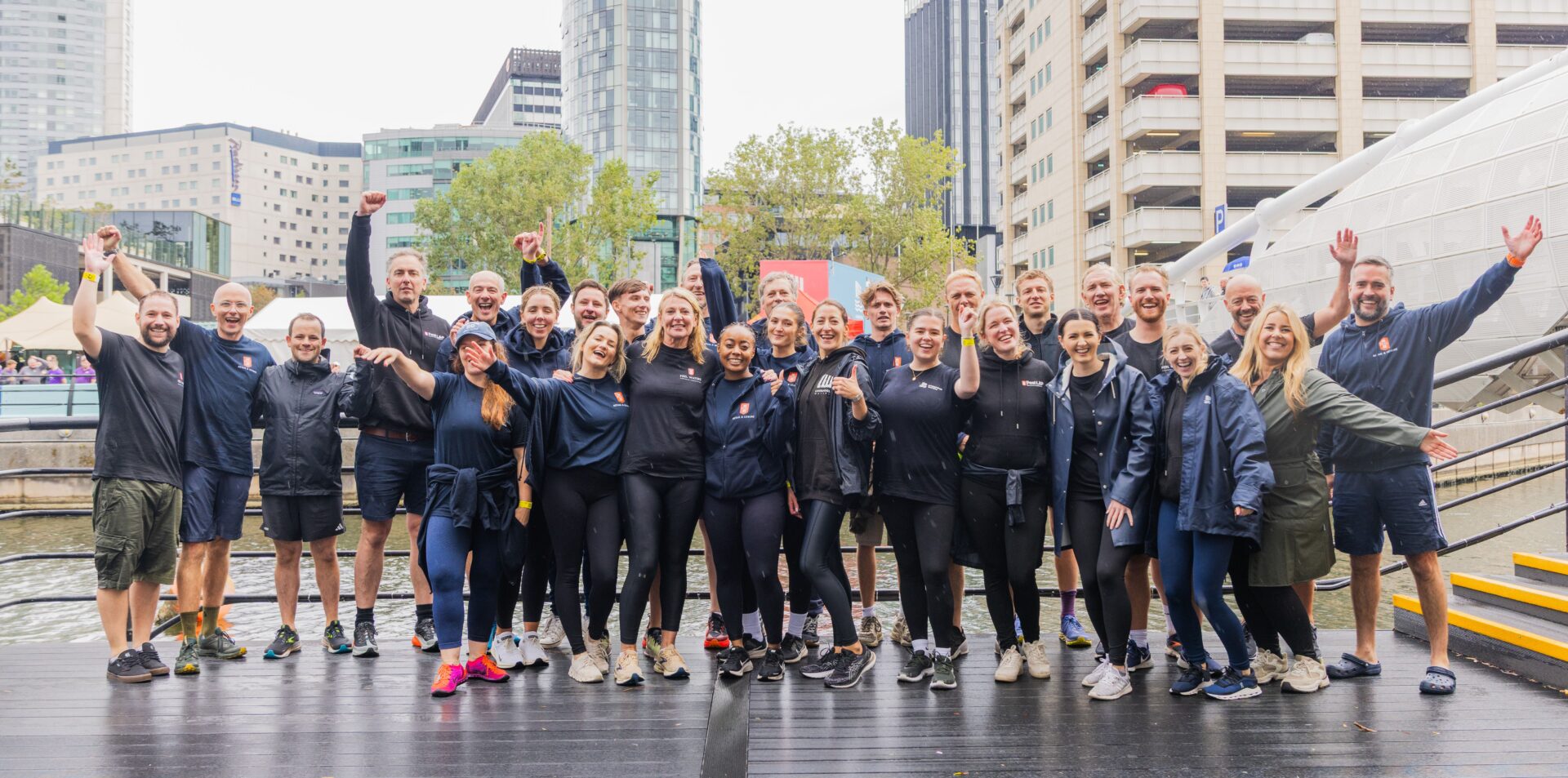 Peel Waters and Peel Retail & Leisure Team in the Liverpool Dragon Boat Race