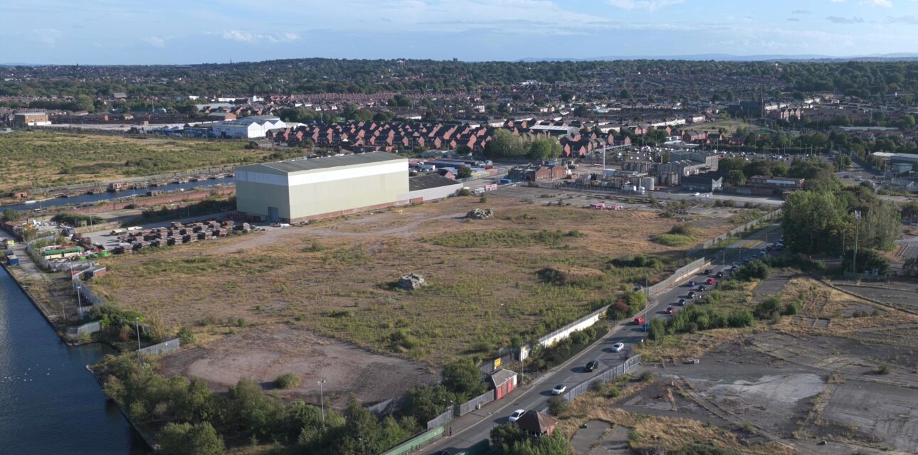 Brownfield land for new employment site at Wirral Waters