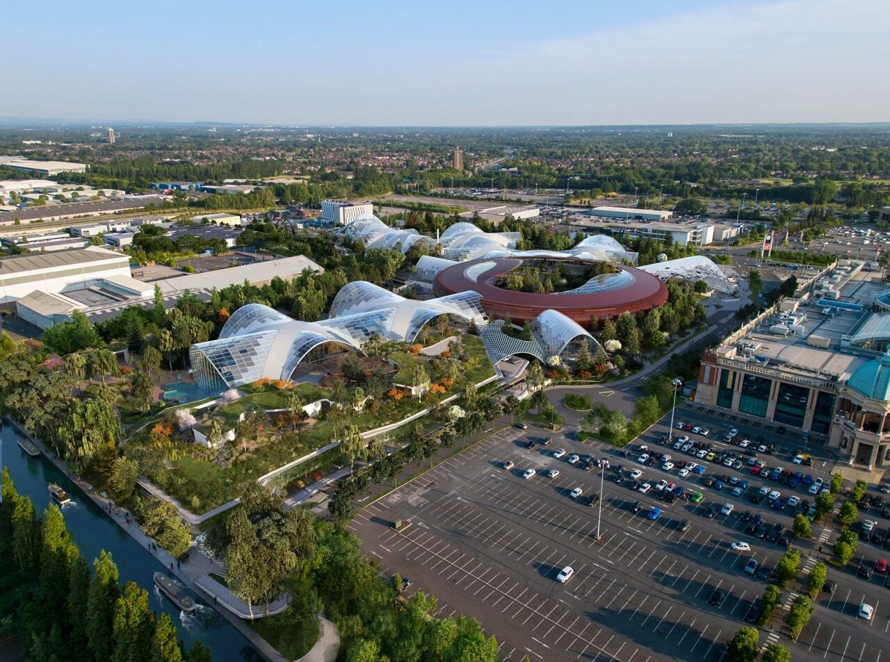 Therme Manchester Aerial