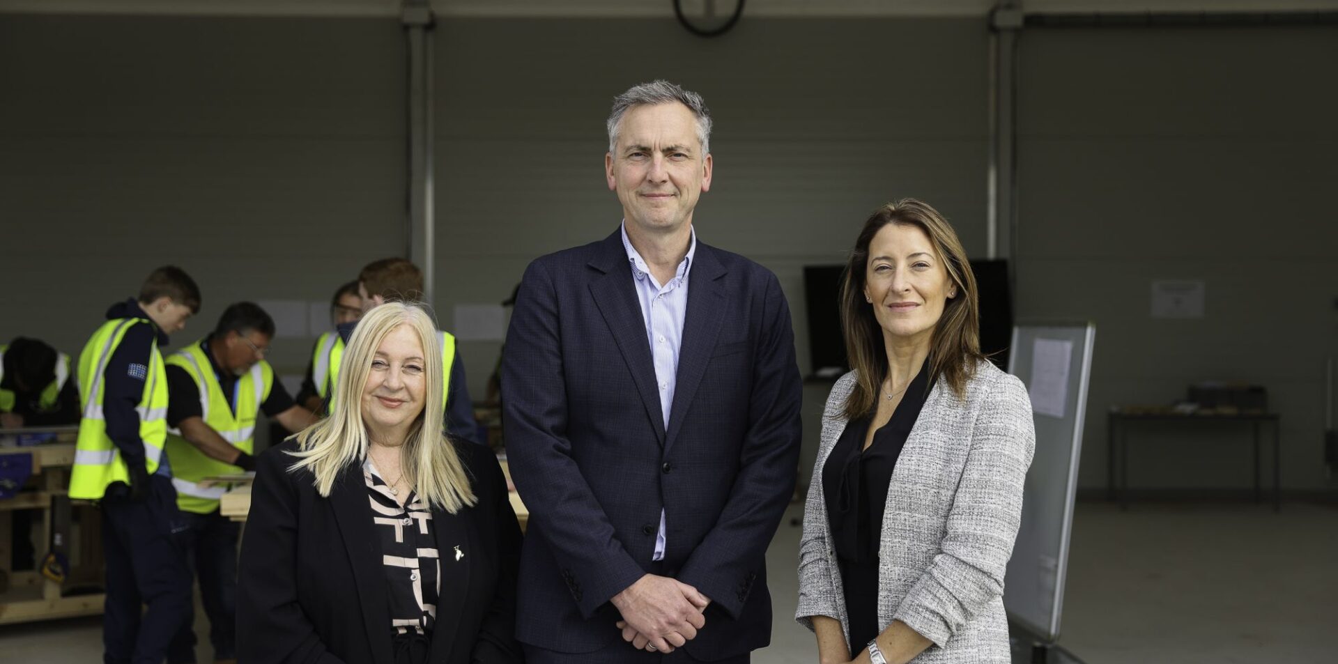 Elaine Bowker Principal & Chief Executive of The City of Liverpool College, Chris Capes - Liverpool Waters Development Director and Liza Marco, Liverpool Waters - Senior Asset Manager