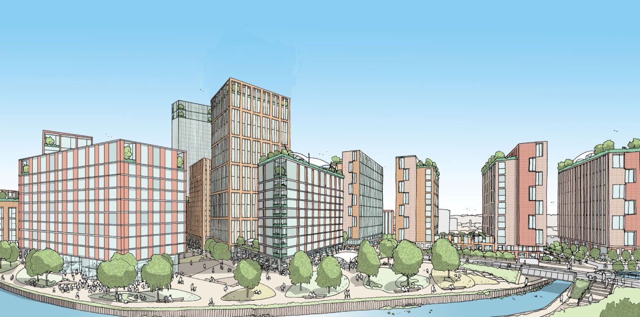 Masterplan of Manchester Waters