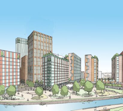 Masterplan of Manchester Waters