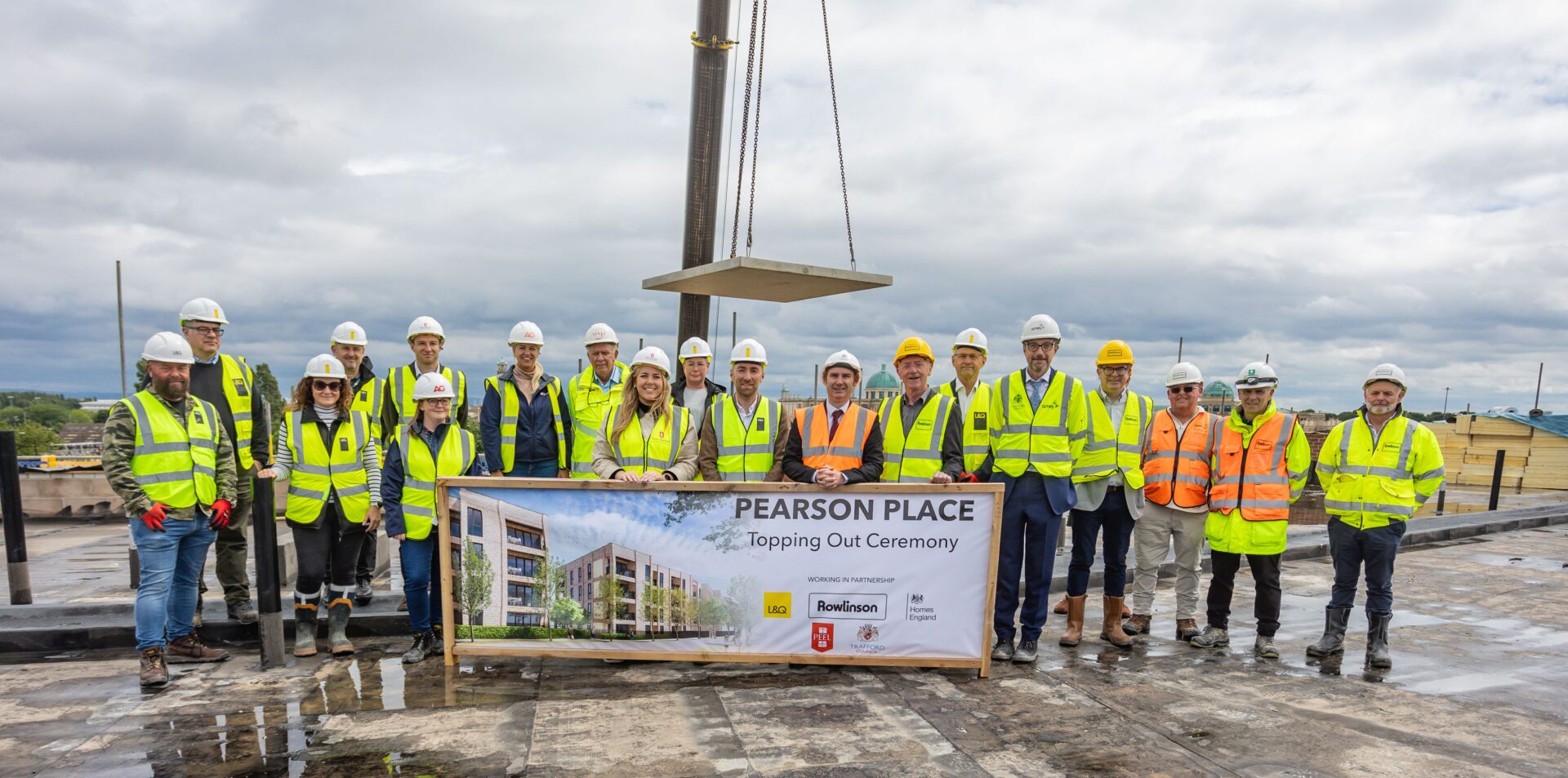L&Q Trafford Waters - Topping Out