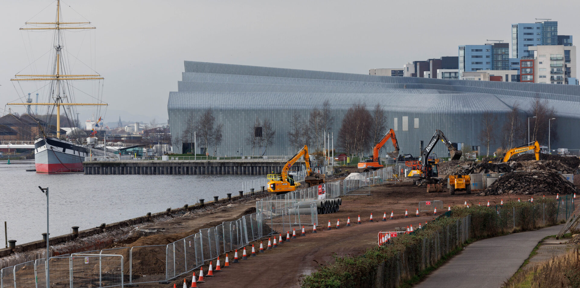 Glasgow Waters Infrastructure Works at Yorkhill Quay