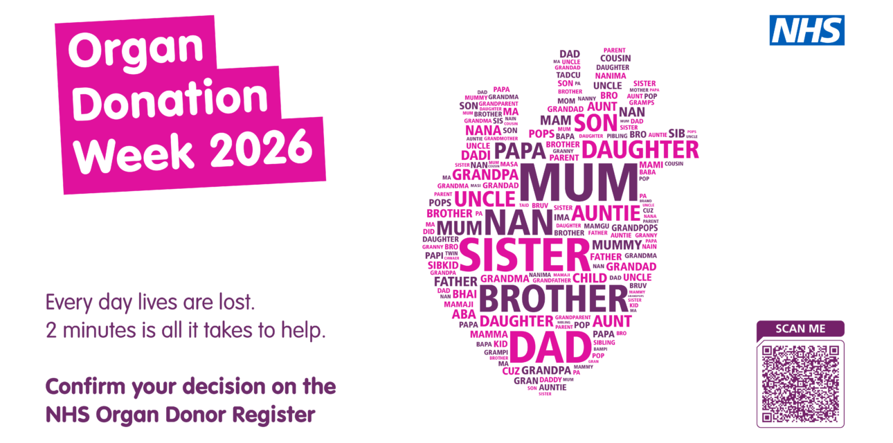 Organ Donation Week 2026 Information.